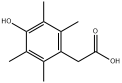 Acetic acid, (4-hydroxy-2,3,5,6-tetramethylphenyl)- (7CI) 结构式