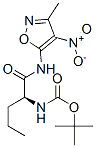 Carbamic  acid,  [(1S)-1-[[(3-methyl-4-nitro-5-isoxazolyl)amino]carbonyl]butyl]-,  1,1-dimethylethyl  ester  (9CI) 结构式