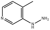 (4-甲基-3-吡啶)-肼 结构式