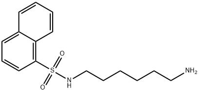 N-(6-aminohexyl)-1-naphthalenesulfonamide 结构式