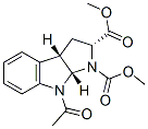 Dimethyl-(2S, 3aR, 8aS)-8-acetyl-1,2,3,3a,8a-hexahydropyrrolo[2,3]indol-1,2-dicarboxylate 结构式
