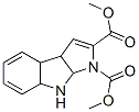 DIMETHYL L-(+)-TETRAHYDROPYRROLO(2,3-B)INDOLE-1,2-DICARBOXYLATE 结构式