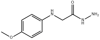 (4-METHOXY-PHENYLAMINO)-ACETIC ACID HYDRAZIDE 结构式