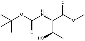 BOC-苏氨酸甲酯 结构式