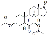 Androstane-6,17-dione, 3,7-bis(acetyloxy)-, (3beta,5alpha,7beta)- (9CI) 结构式