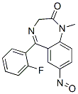 5-(2-Fluorophenyl)-1,3-dihydro-1-methyl-7-nitroso-2H-1,4-benzodiazepin -2-one 结构式