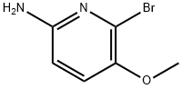2-溴-3-甲氧基-6-氨基吡啶 结构式