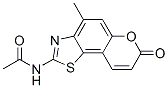 Acetamide,  N-(4-methyl-7-oxo-7H-pyrano[2,3-g]benzothiazol-2-yl)- 结构式