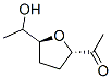 Ethanone, 1-[tetrahydro-5-(1-hydroxyethyl)-2-furanyl]-, [2alpha,5alpha(R*)]- (9CI) 结构式