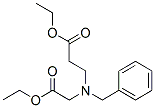 B-ALANINE,N-(2-ETHOXY-2-OXOETHYL)-N-(PHENYLMETHYL)-, ETHYL ESTER 结构式