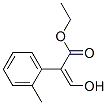 Benzeneacetic acid, alpha-(hydroxymethylene)-2-methyl-, ethyl ester (9CI) 结构式