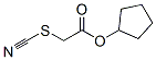 Acetic acid, thiocyanato-, cyclopentyl ester (9CI) 结构式