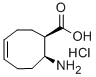 (1R,8S,Z)-8-AMINO-CYCLOOCT-4-ENECARBOXYLIC ACID HYDROCHLORIDE 结构式