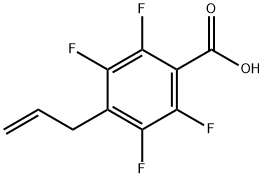 对烯丙基-2,3,5,6-四氟苯甲酸 结构式