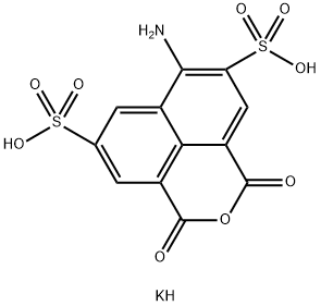 4-氨基-3,6-二磺基-1,8萘醛酸酐二钾盐 结构式