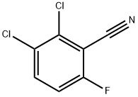 2,3-二氯-6-氟苯甲氰 结构式