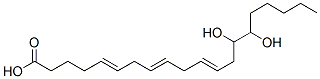 (5E,8E,11E)-14,15-dihydroxyicosa-5,8,11-trienoic acid 结构式