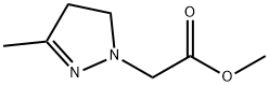 1H-Pyrazole-1-acetic  acid,  4,5-dihydro-3-methyl-,  methyl  ester 结构式