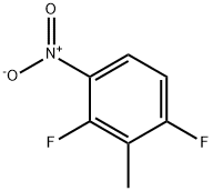 1,3-二氟-2-甲基-4-硝基苯 结构式