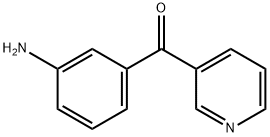 (3-氨基苯基)(吡啶-3-基)甲酮 结构式