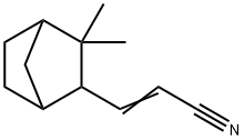 3-(3,3-dimethylbicyclo[2.2.1]hept-2-yl)acrylonitrile 结构式
