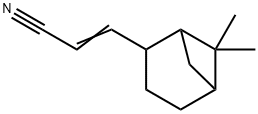 3-(6,6-dimethylbicyclo[3.1.1]hept-2-yl)acrylonitrile 结构式