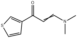 (2E)-3-(二甲基氨基)-1-(3-噻吩)丙-2-烯-1-酮 结构式