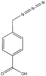 4-(迭氮基甲基)苯甲酸 结构式