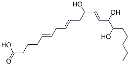 11,14,15-trihydroxyeicosa-5,8,12-trienoic acid 结构式