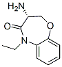 1,5-Benzoxazepin-4(5H)-one,3-amino-5-ethyl-2,3-dihydro-,(3R)-(9CI) 结构式