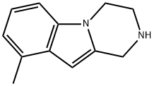 Pyrazino[1,2-a]indole, 1,2,3,4-tetrahydro-9-methyl- (9CI) 结构式