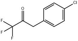 3-(4-氯苯基)-1,1,1-三氟丙烷-2-酮 结构式