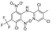2-Pyridinamine, 3,5-dichloro-N-(3-chloro-2,6-dinitro-4-(trifluoromethy l)phenyl)-4-methyl- 结构式