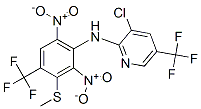 3-chloro-N-[3-methylsulfanyl-2,6-dinitro-4-(trifluoromethyl)phenyl]-5- (trifluoromethyl)pyridin-2-amine 结构式