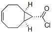 Bicyclo[6.1.0]non-4-ene-9-carbonyl chloride, (1alpha,8alpha,9alpha)- (9CI) 结构式