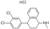 4-(3,4-二氯苯基)-1,2,3,4-四氢-N-甲基-1-萘胺盐酸盐 结构式