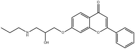 黄酮地洛 结构式