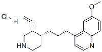 (3R-cis)-6-methoxy-4-[3-(3-vinyl-4-piperidyl)propyl]quinoline monohydrochloride 结构式