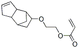 2-丙烯酸-2-[(3A,4,5,6,7,7A-六氢-4,7-亚甲基-1H-茚-5基)氧]乙酯 结构式