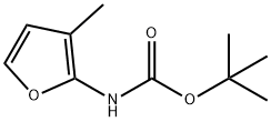 Carbamic acid, (3-methyl-2-furanyl)-, 1,1-dimethylethyl ester (9CI) 结构式