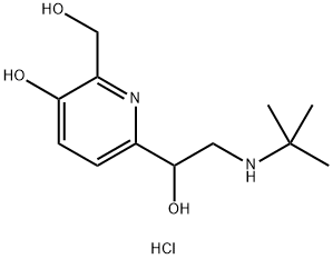 (+-)-Pirbuterol hydrochloride 结构式