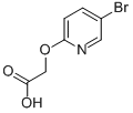 2-[(5-溴-2-吡啶基)氧基]乙酸 结构式