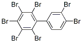 2,3,3',4,4'5,6-heptabromobiphenyl 结构式