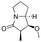 3H-Pyrrolizin-3-one,hexahydro-1-methoxy-2-methyl-,(1S,2R,7aS)-(9CI) 结构式