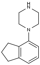 1-(2,3-二氢-1H-茚-4-基)哌嗪 结构式