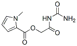 1H-Pyrrole-2-carboxylicacid,1-methyl-,2-[(aminocarbonyl)amino]-2-oxoethylester(9CI) 结构式