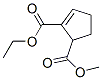 2-Cyclopentene-1,2-dicarboxylicacid,2-ethyl1-methylester(9CI) 结构式