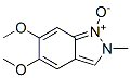 2H-Indazole,5,6-dimethoxy-2-methyl-,1-oxide(9CI) 结构式