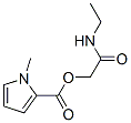 1H-Pyrrole-2-carboxylicacid,1-methyl-,2-(ethylamino)-2-oxoethylester(9CI) 结构式