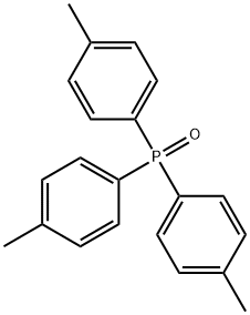 三(4-甲基苯基)氧化膦 结构式